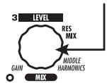 ZOOM A2.1U - Parameter knob 1 - 3