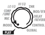 ZOOM A2.1U - When the setting is complete, return the Module selector to the "PLAY" position. - 1
