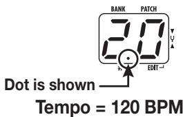 ZOOM A2.1U - Adjust the tempo - 1