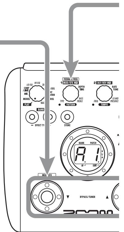 ZOOM A2.1U - Patch change at bypass/mute - 1