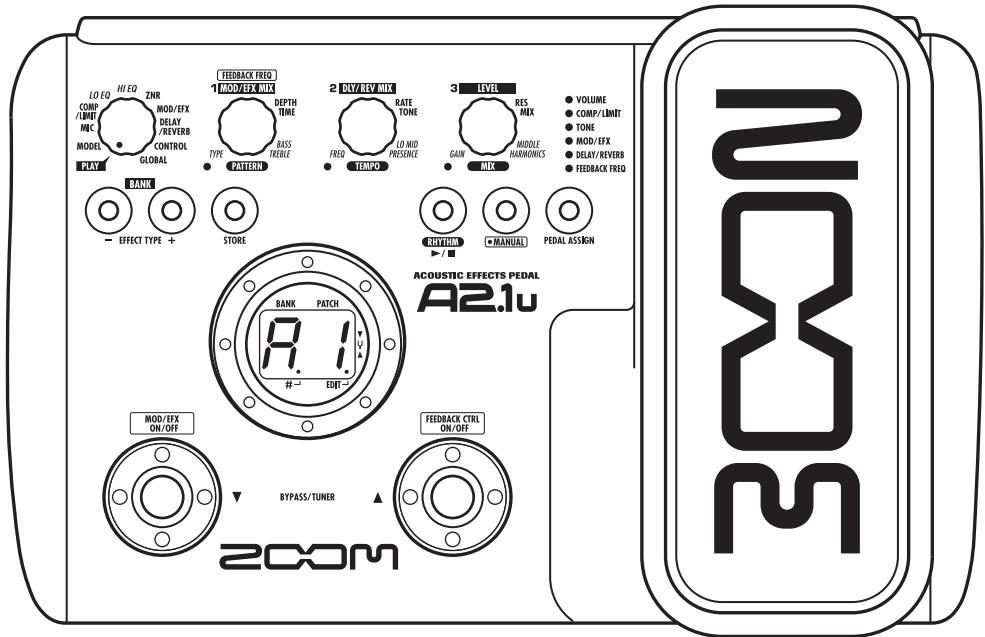 ZOOM A2.1U - Operation Manual - 1