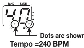 ZOOM A2.1U - Adjust the tempo - 2