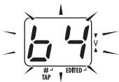ZOOM B1 - Specify the store/copy target patch number - 1