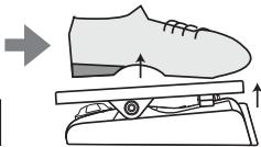 ZOOM B1 - Adjusting the expression pedal - 2