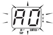 ZOOM B1 - In play mode or edit mode, press the [STORE] key. - 1