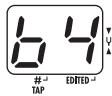 ZOOM B1 - Press the [STORE] key once more - 1