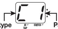 ZOOM B1 - Select the effect module/ parameter - 2