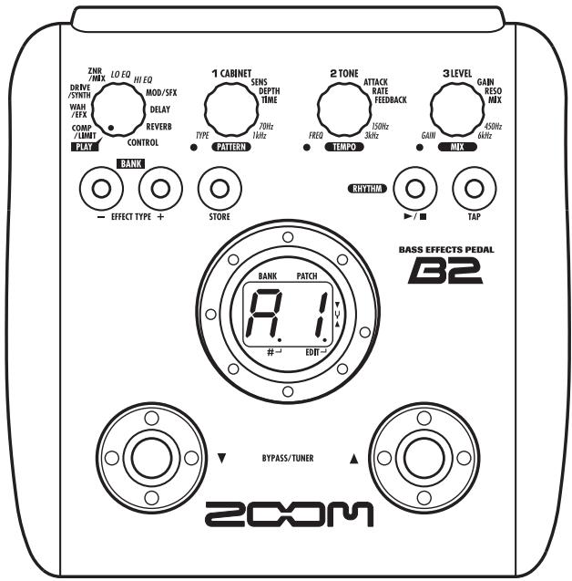 ZOOM B2 - Operation Manual - 1