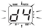 ZOOM B2 - Specify the store/copy target patch number - 1
