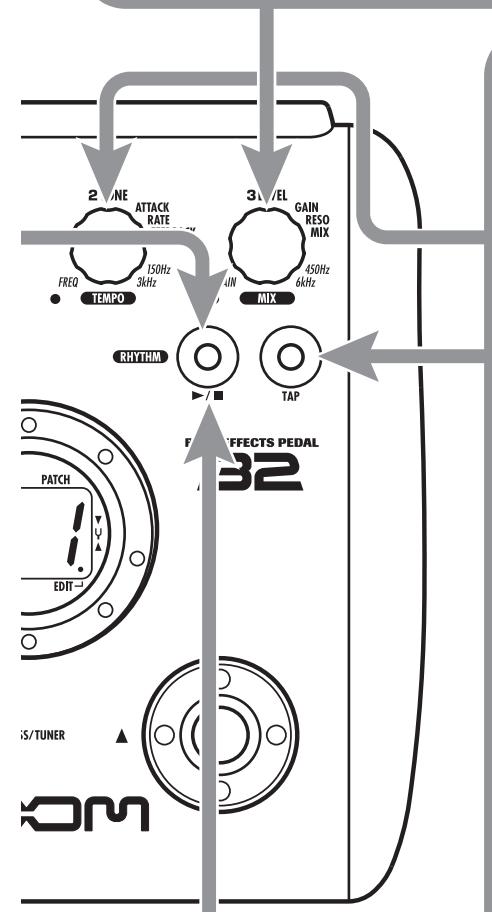 ZOOM B2 - Adjust the rhythm volume - 2