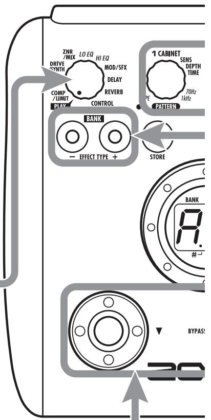 ZOOM B2 - Select a patch - 1