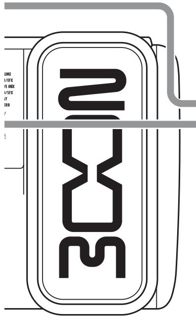 ZOOM B2.1U - Adjust the rhythm volume - 2