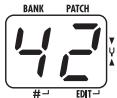 ZOOM B2.1U - - While the reference pitch value is shown, turn Parameter knob 1 to adjust it. - 2