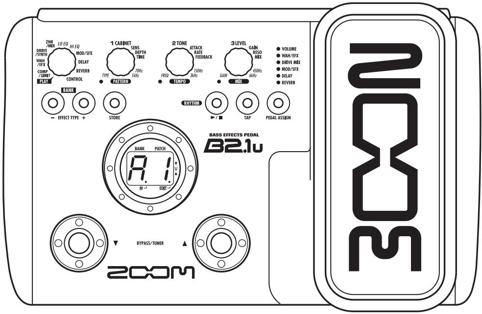 ZOOM B2.1U - Operation Manual - 1