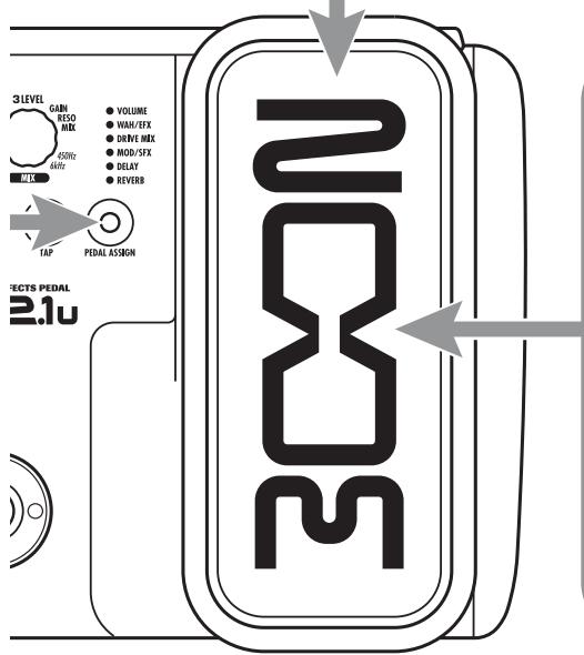 ZOOM B2.1U - Operate the pedal - 2