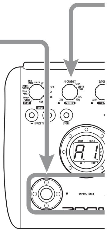 ZOOM B2.1U - Patch change at bypass/mute - 1