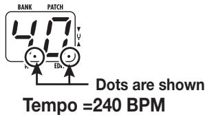 ZOOM B2.1U - Adjust the tempo - 2