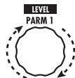 ZOOM B91UT - Turn parameter knob 1 to select the control target parameter. - 1