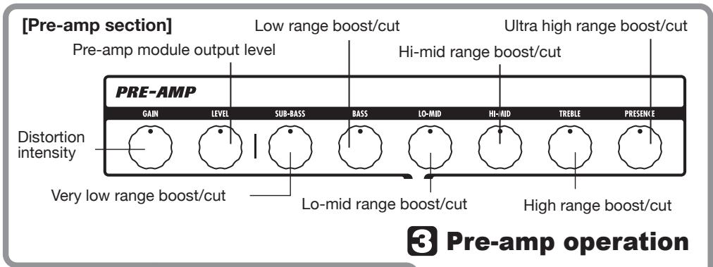 ZOOM B91UT - Press the foot switch for the module to be switched on and off. - 3