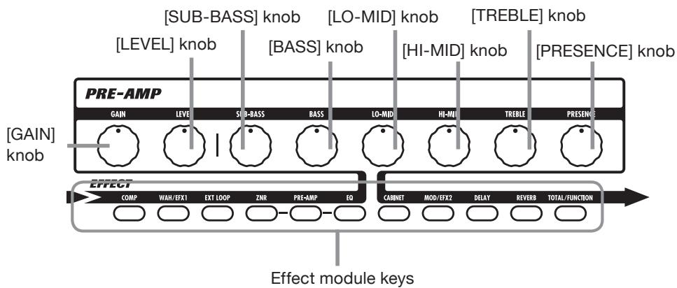 ZOOM B91UT - Pre-amp section - 1
