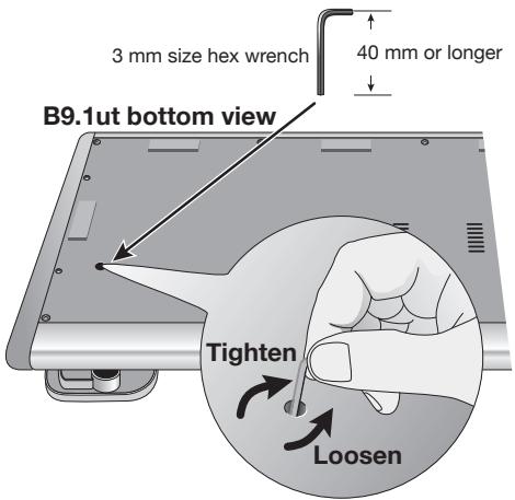 ZOOM B91UT - Adjusting vertical torque for expression pedal - 1