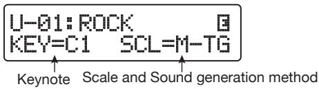 ZOOM B91UT - When the pedal synth settings are complete, press the [EXIT] key. - 1