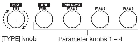 ZOOM B91UT - [When a module other than PRE-AMP/EQ is selected] - 1
