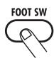 ZOOM B91UT - Press the [FOOT SW] key. - 1