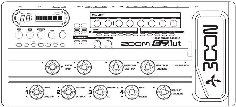 ZOOM B91UT - Operation Manual - 1