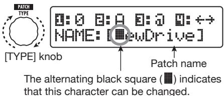 ZOOM B91UT - Changing a patch name - 2