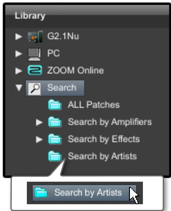 ZOOM EDIT SHARE - Searching by artists - 1