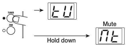 ZOOM FIRE-15 - Press the [TUNER] key in the patch section. - 1