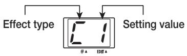 ZOOM FIRE-30 - To use a modulation effect, press the corresponding [TYPE] key. - 1