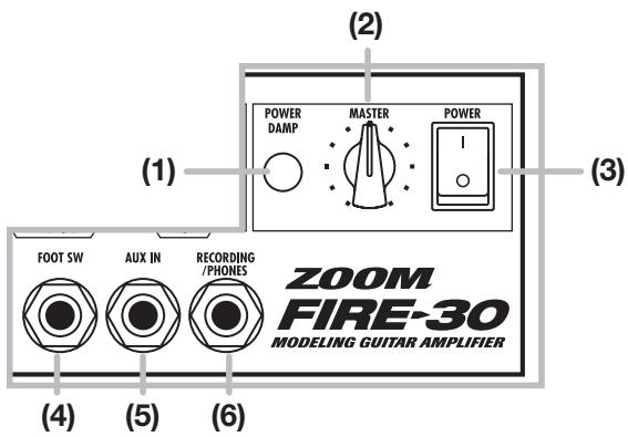 ZOOM FIRE-30 - Output/control section - 1
