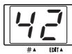 ZOOM FIRE-30 - While the reference pitch is shown, you can use the [] / [] keys to change the setting. - 1