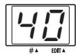 ZOOM FIRE-36 - To change the tuner reference pitch, press one of the [] / [] keys. - 1