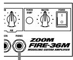 ZOOM FIRE-36M - [PHONES] jack - 1