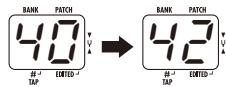 ZOOM G1N - Adjusting the reference pitch of the tuner - 5
