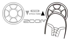 ZOOM G1N - To switch an effect module on and off - 1
