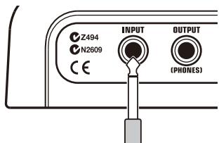ZOOM G1N - When using the unit with an AC adapter - 1