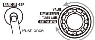 ZOOM G1U - Adjust the tempo - 2