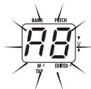 ZOOM G1U - Select the store/copy target bank and patch number - 3