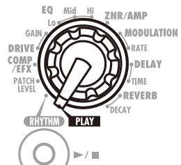 ZOOM G1U - Set the G1u to play mode - 2