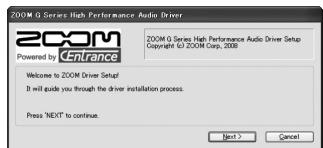 ZOOM G1U - License Agreement - 2