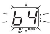 ZOOM G1X - Specify the store/copy target patch number - 1
