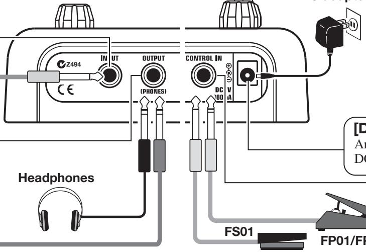 ZOOM G1X - foot switches - 1