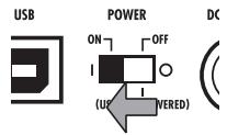 ZOOM G2NU - Turn the power on - 1