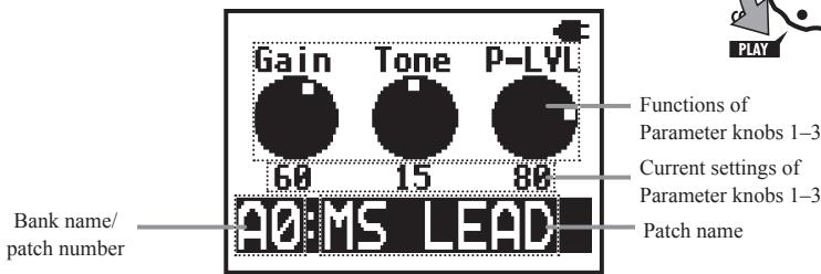 ZOOM G2NU - Set the unit to play mode - 2