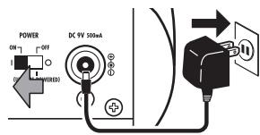 ZOOM G2NU - Turn the power on - 2