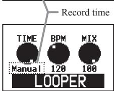 ZOOM G2NU - Set the recording time - 3